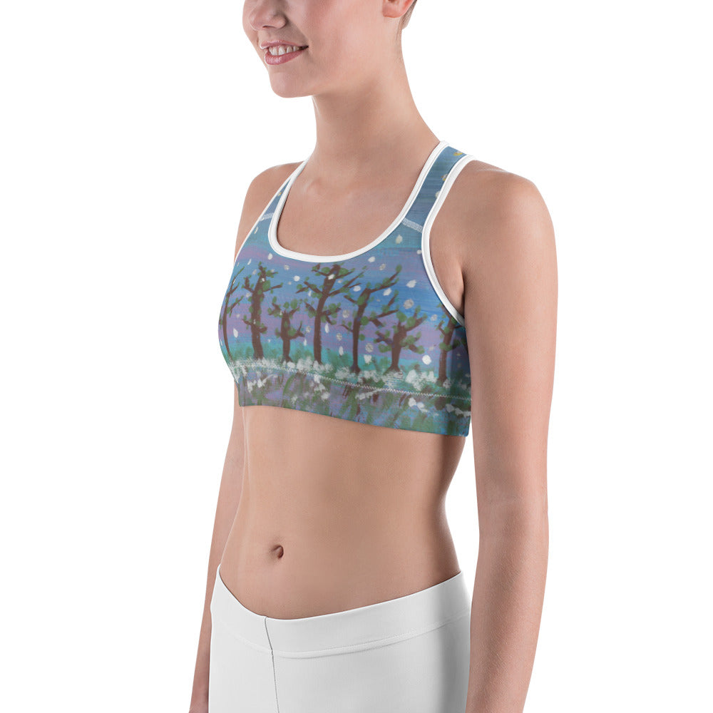 AFC Kidz Art™ Winter Scene Sports bra