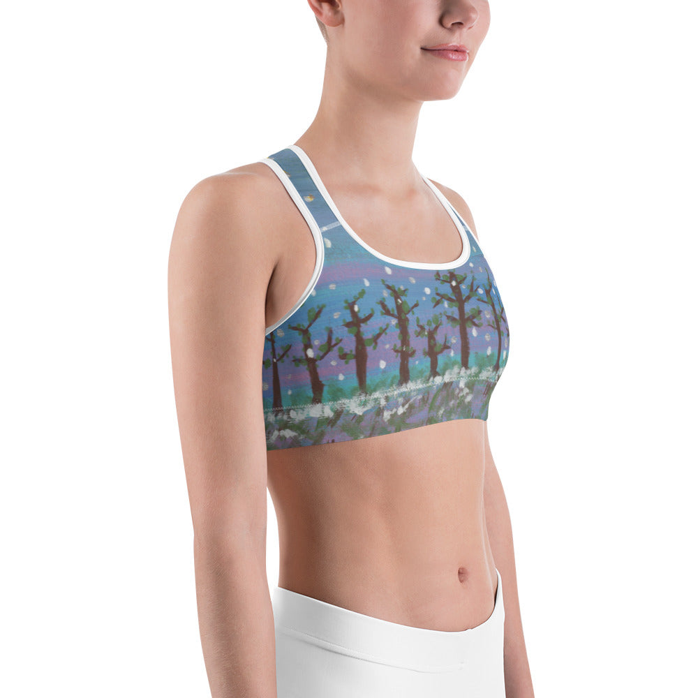 AFC Kidz Art™ Winter Scene Sports bra