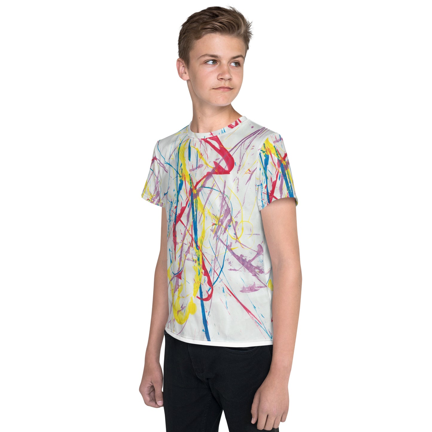 AFC Kidz Art™ Abstract Expression crew neck t-shirt