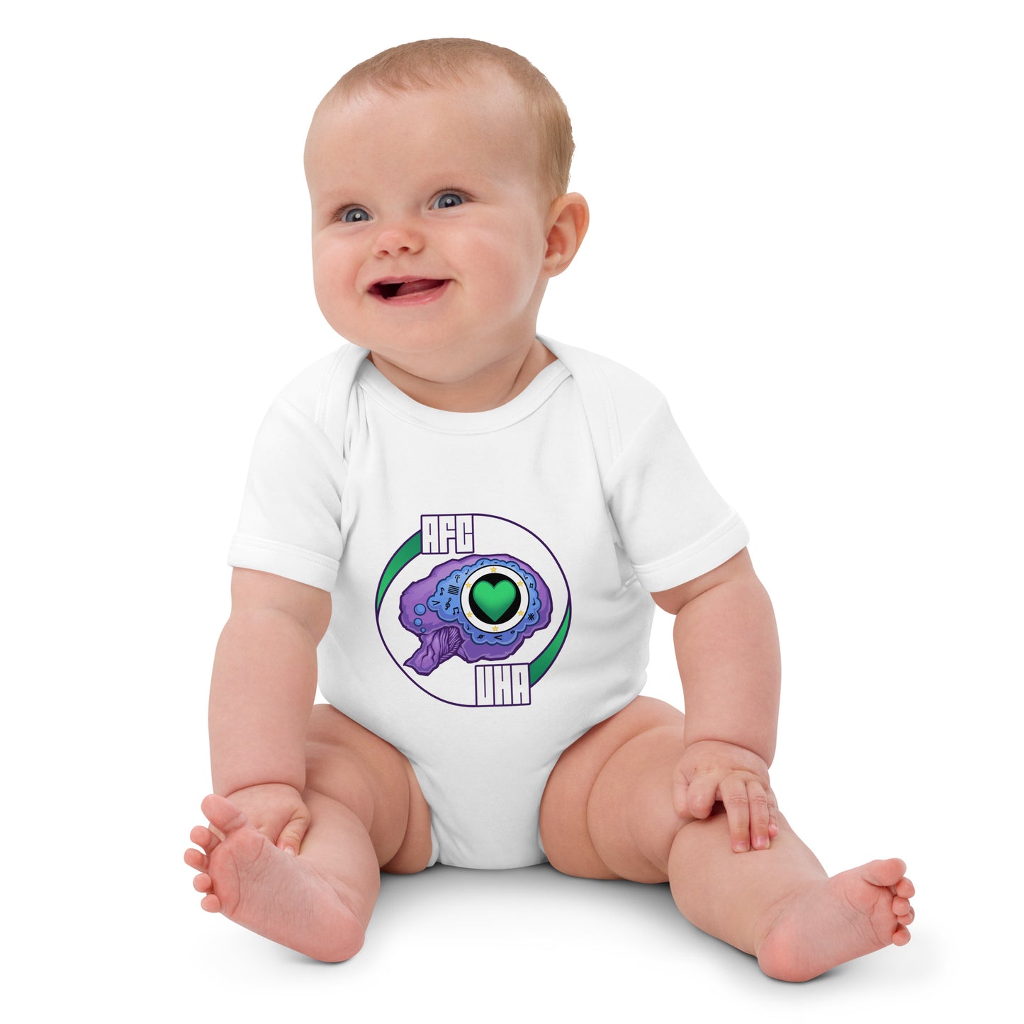 AFC UHA™ Organic cotton baby bodysuit