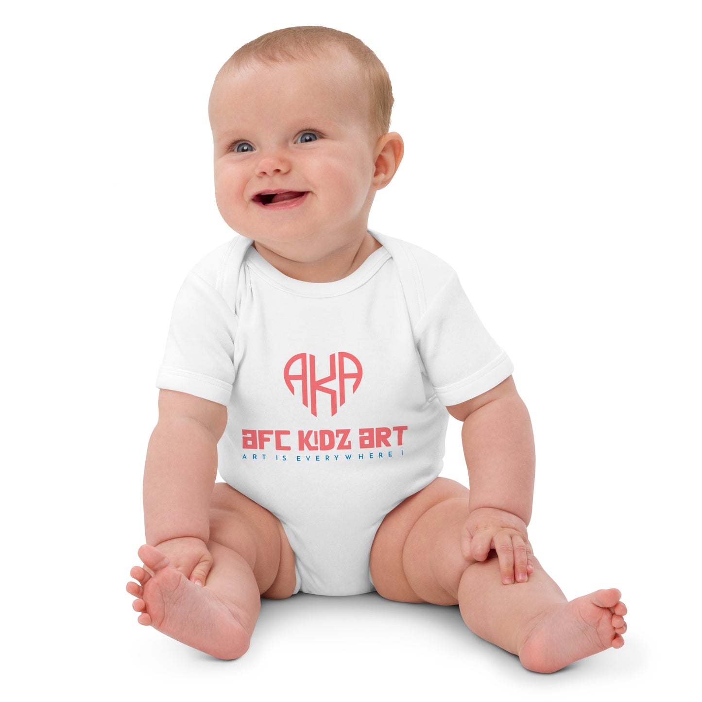 AFC Kidz Art™ Organic cotton baby bodysuit