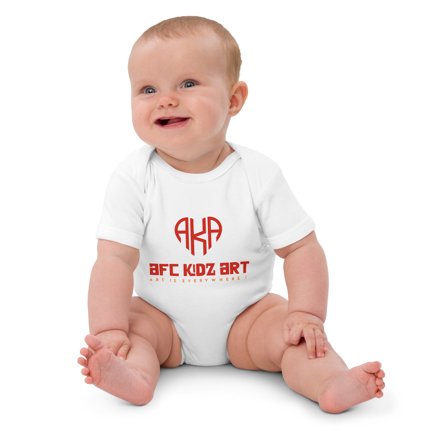 AFC Kidz Art™ Organic cotton baby bodysuit