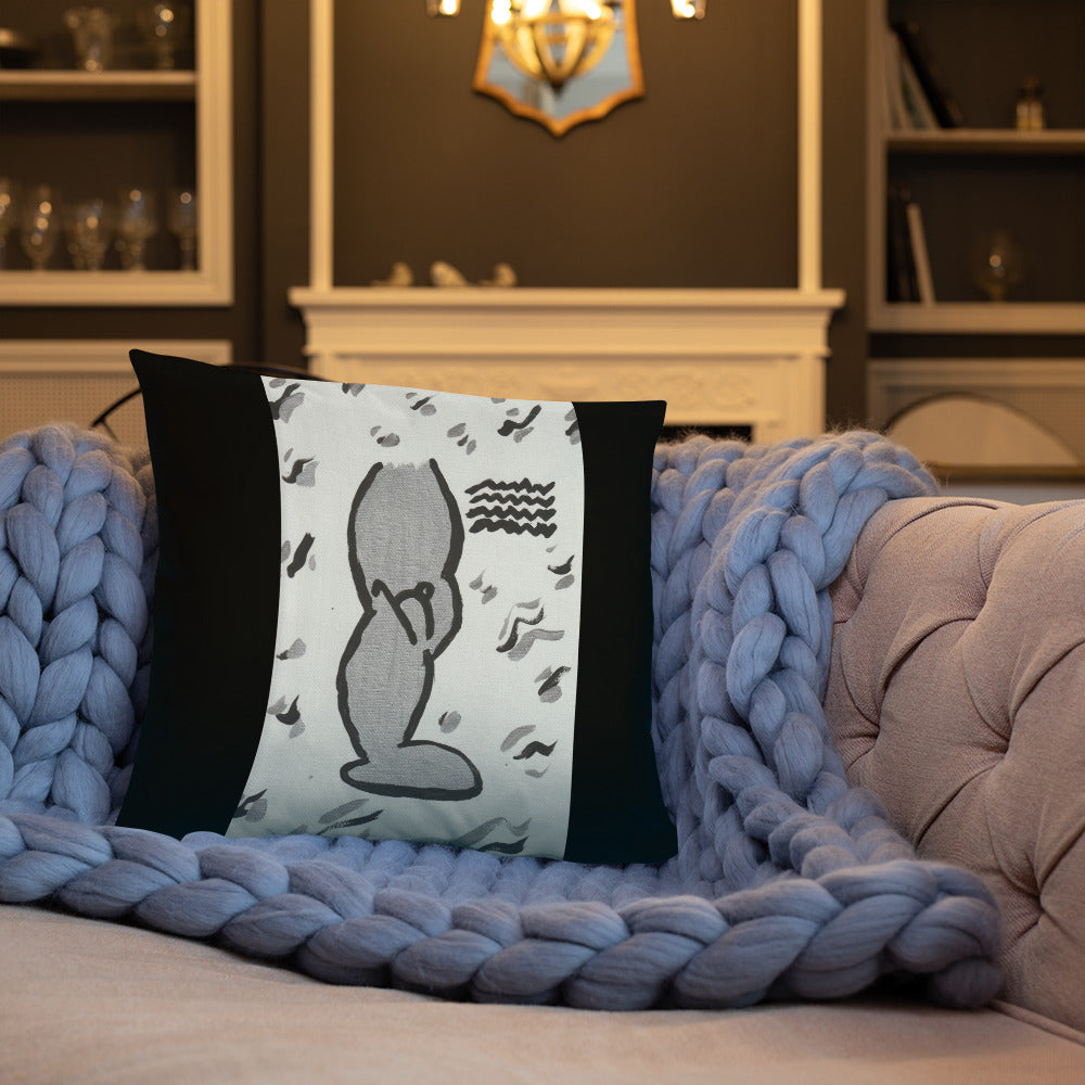 zodiac Capricorn Basic Pillow