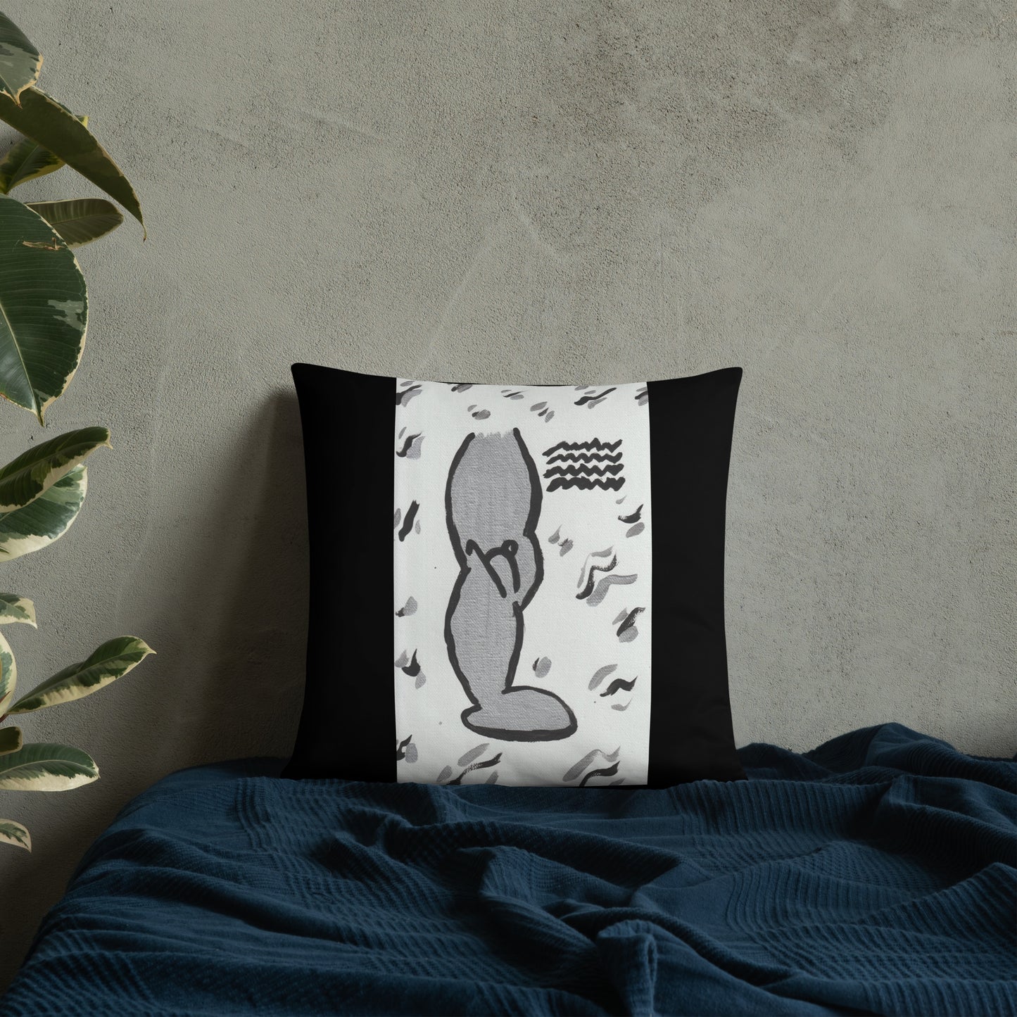 zodiac Capricorn Basic Pillow