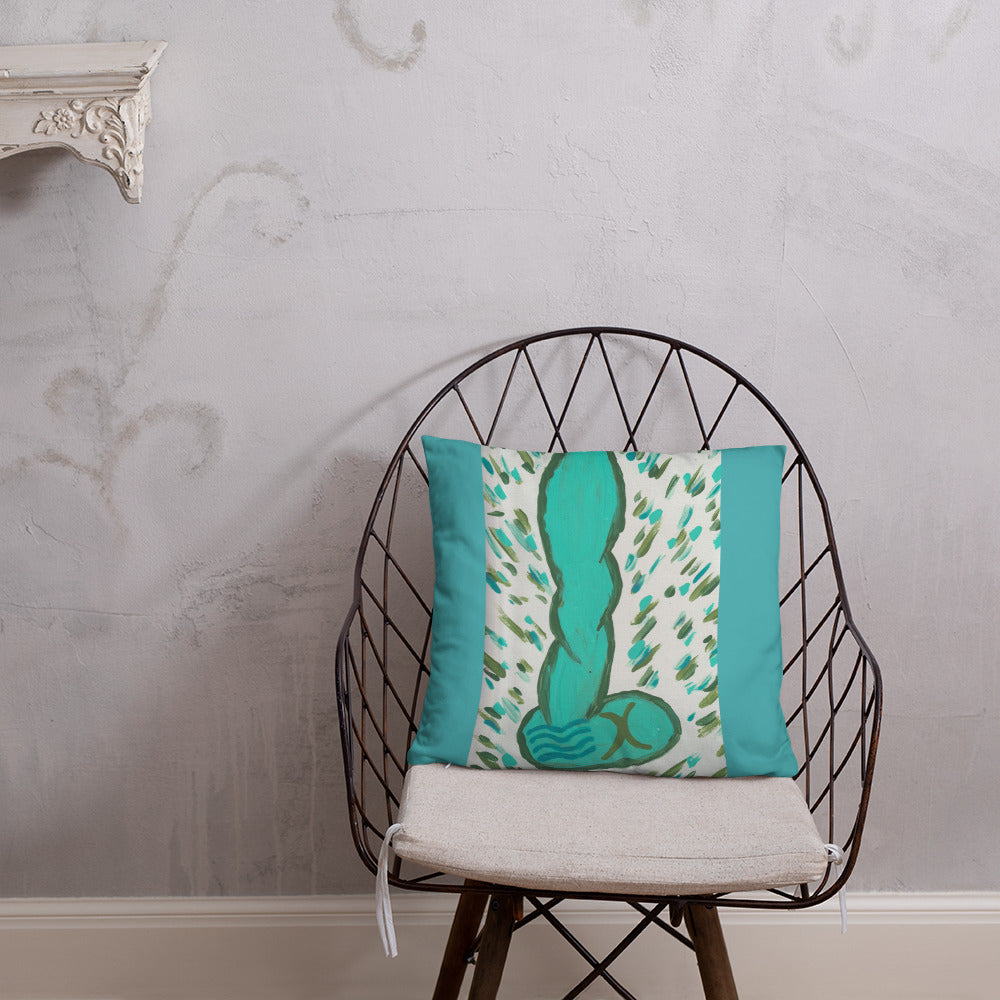 zodiac Pisces Basic Pillow