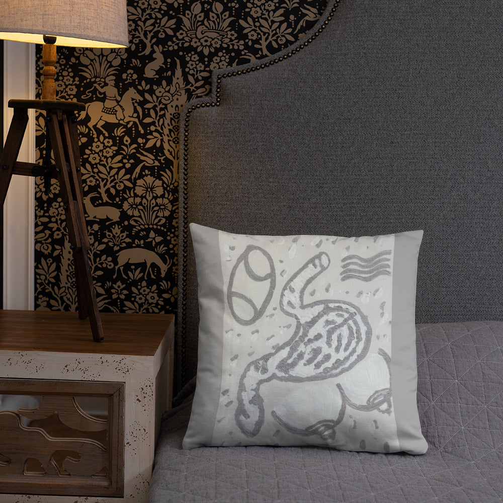 zodiac cancer Basic Pillow