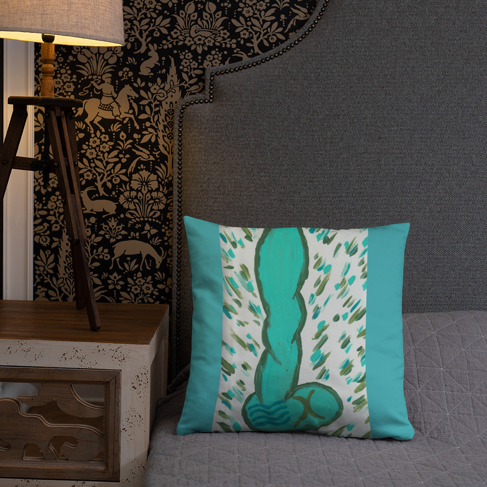 zodiac Pisces Basic Pillow