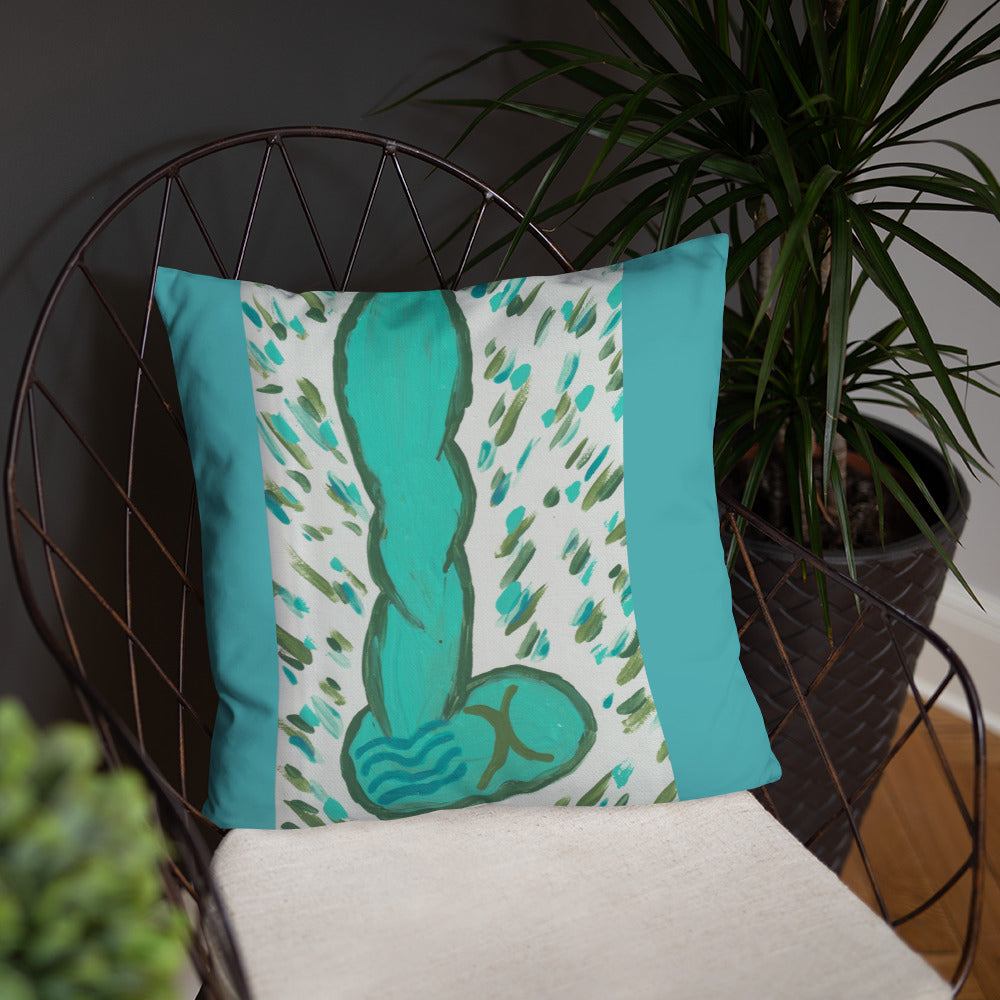 zodiac Pisces Basic Pillow