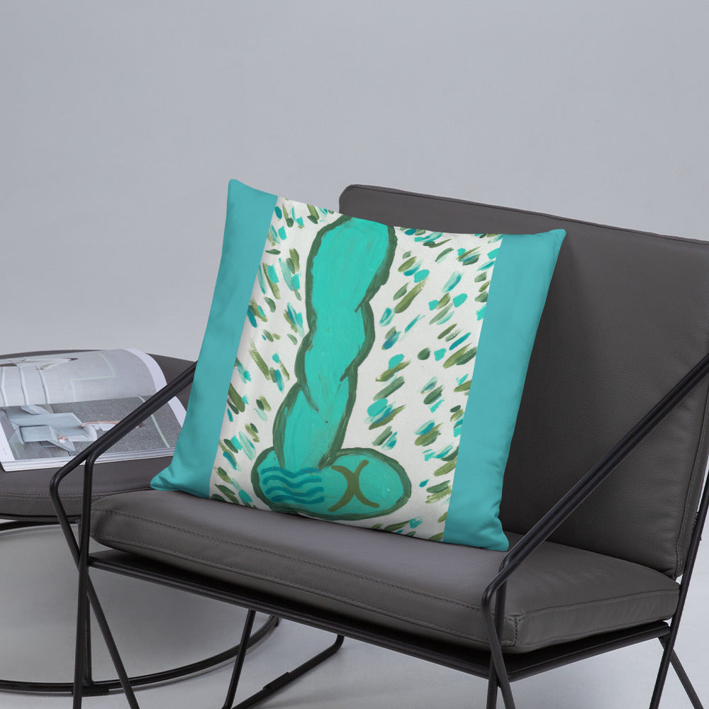 zodiac Pisces Basic Pillow