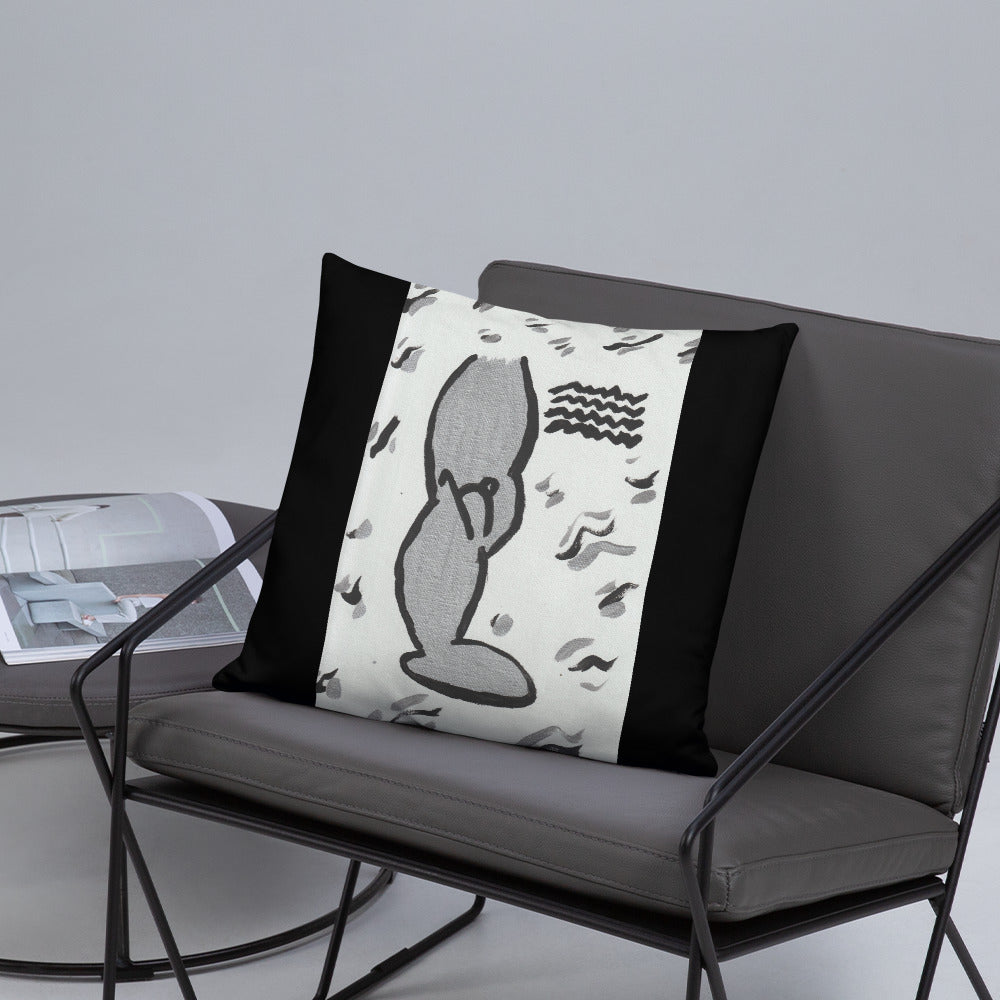 zodiac Capricorn Basic Pillow