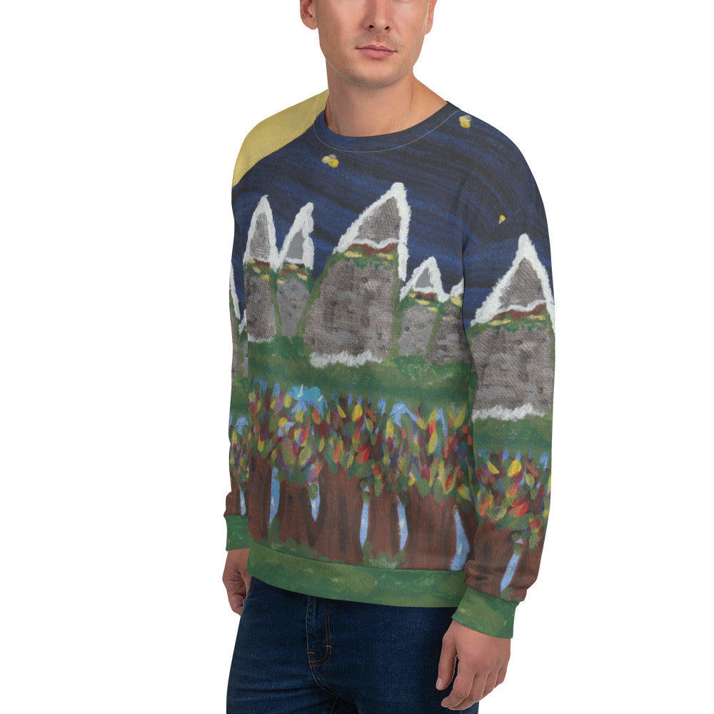 AFC Kidz Art™ Moon Scene Unisex Sweatshirt