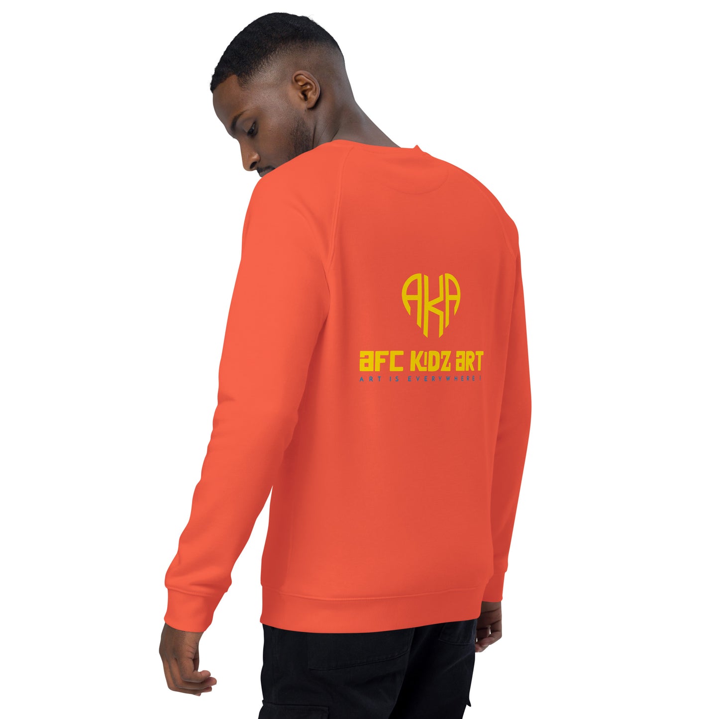 zodiac gemini Unisex organic raglan sweatshirt