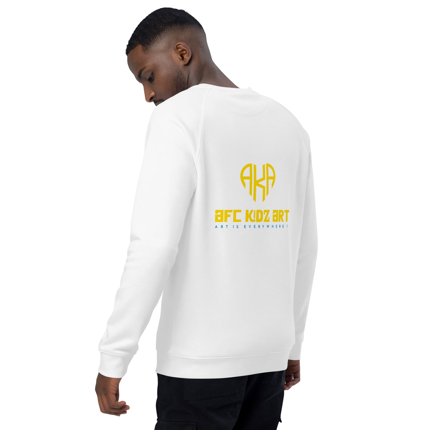 zodiac gemini Unisex organic raglan sweatshirt