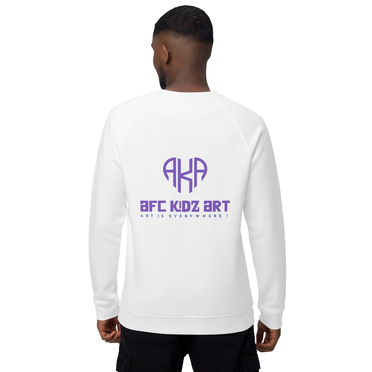 zodiac Sagittarius Unisex organic raglan sweatshirt