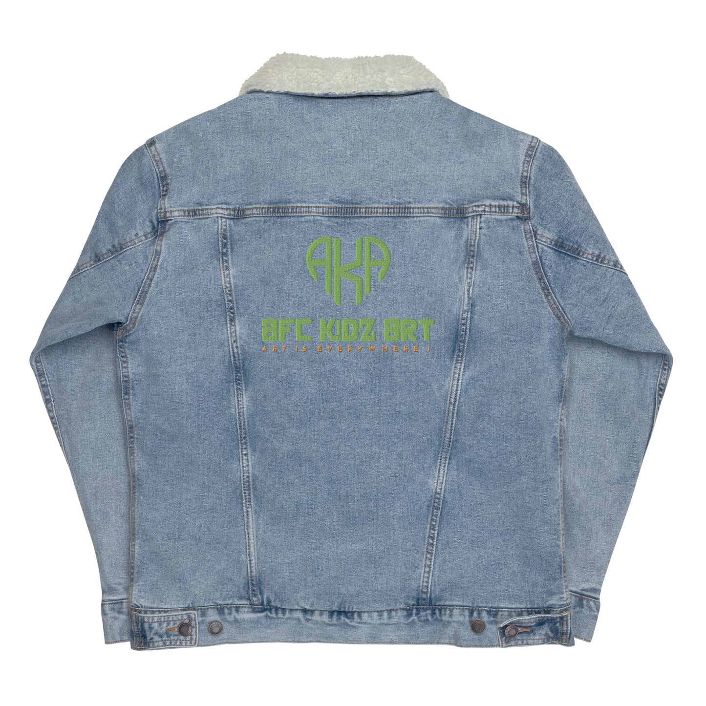 AFC Kidz Art™ Unisex denim sherpa jacket
